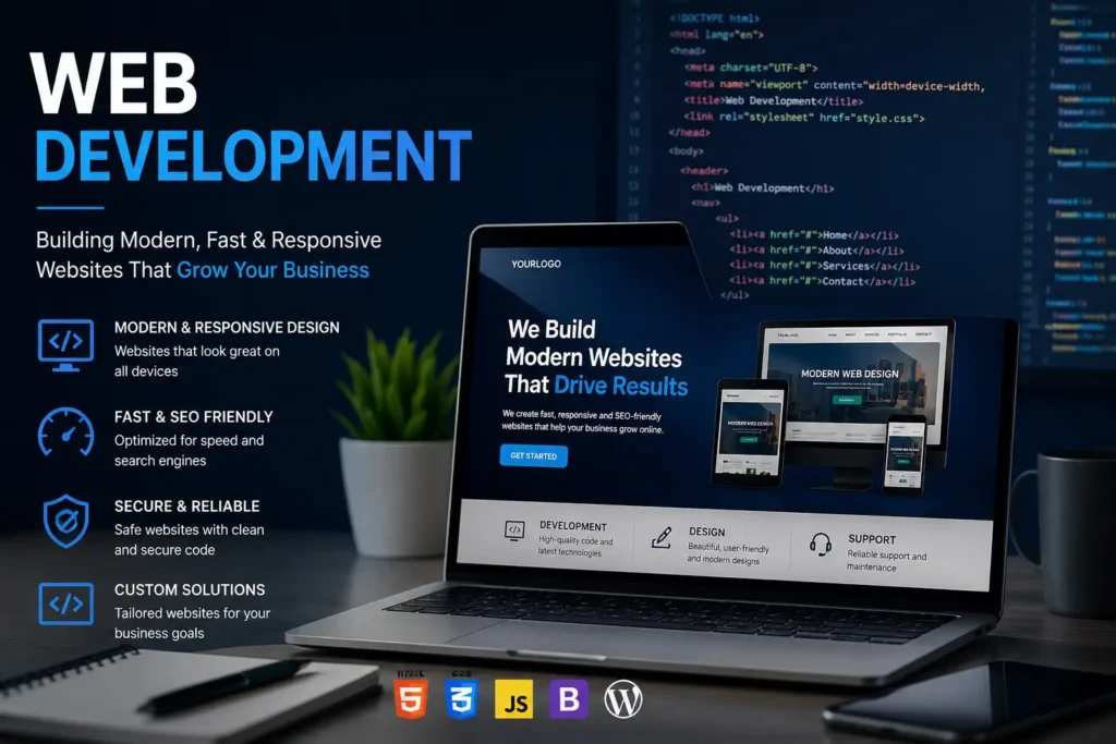 best web developer in malappuram offering professional website design services